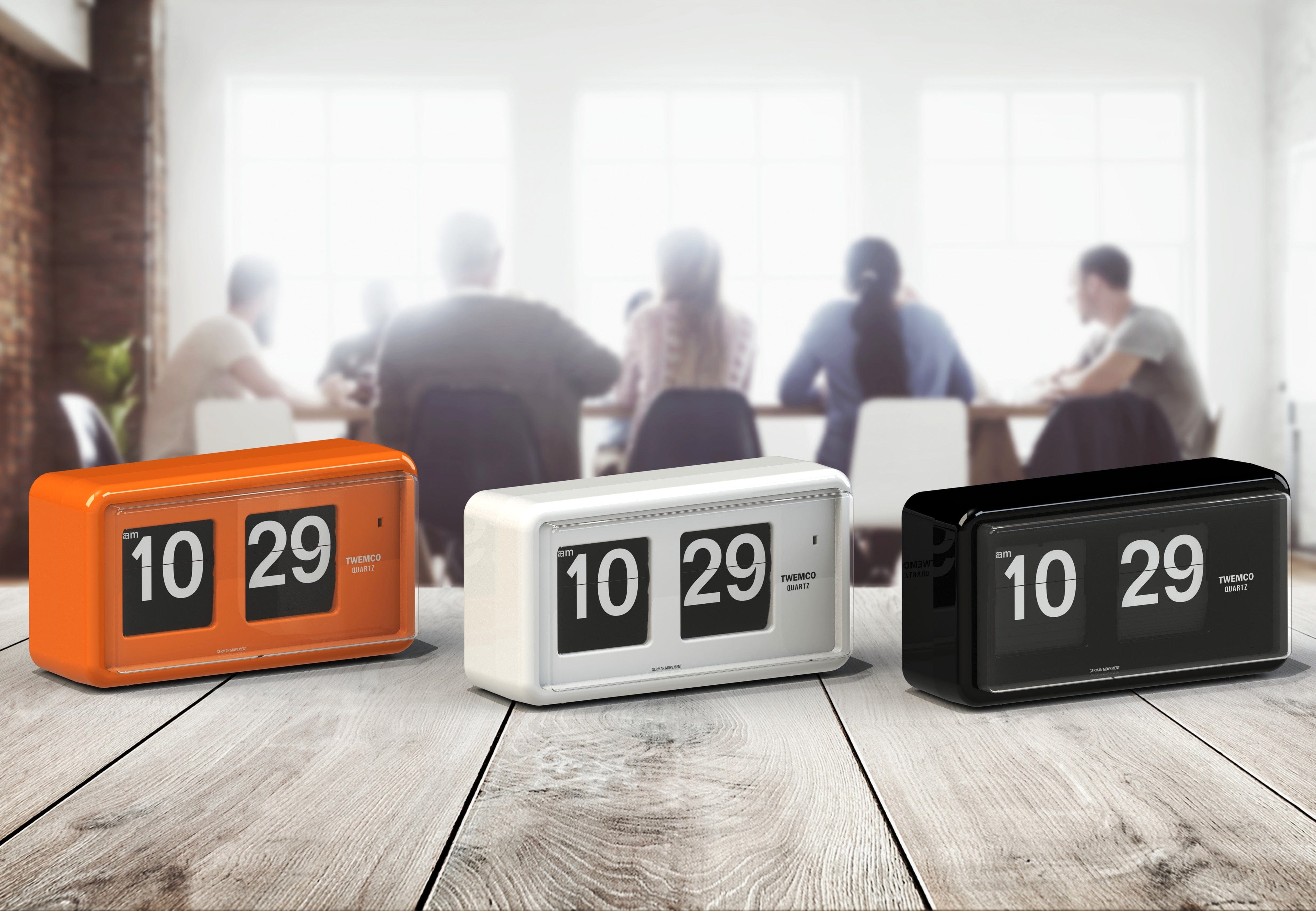 TWEMCO Classic Table Flip Clock QT-30 Table Clock TWEMCO