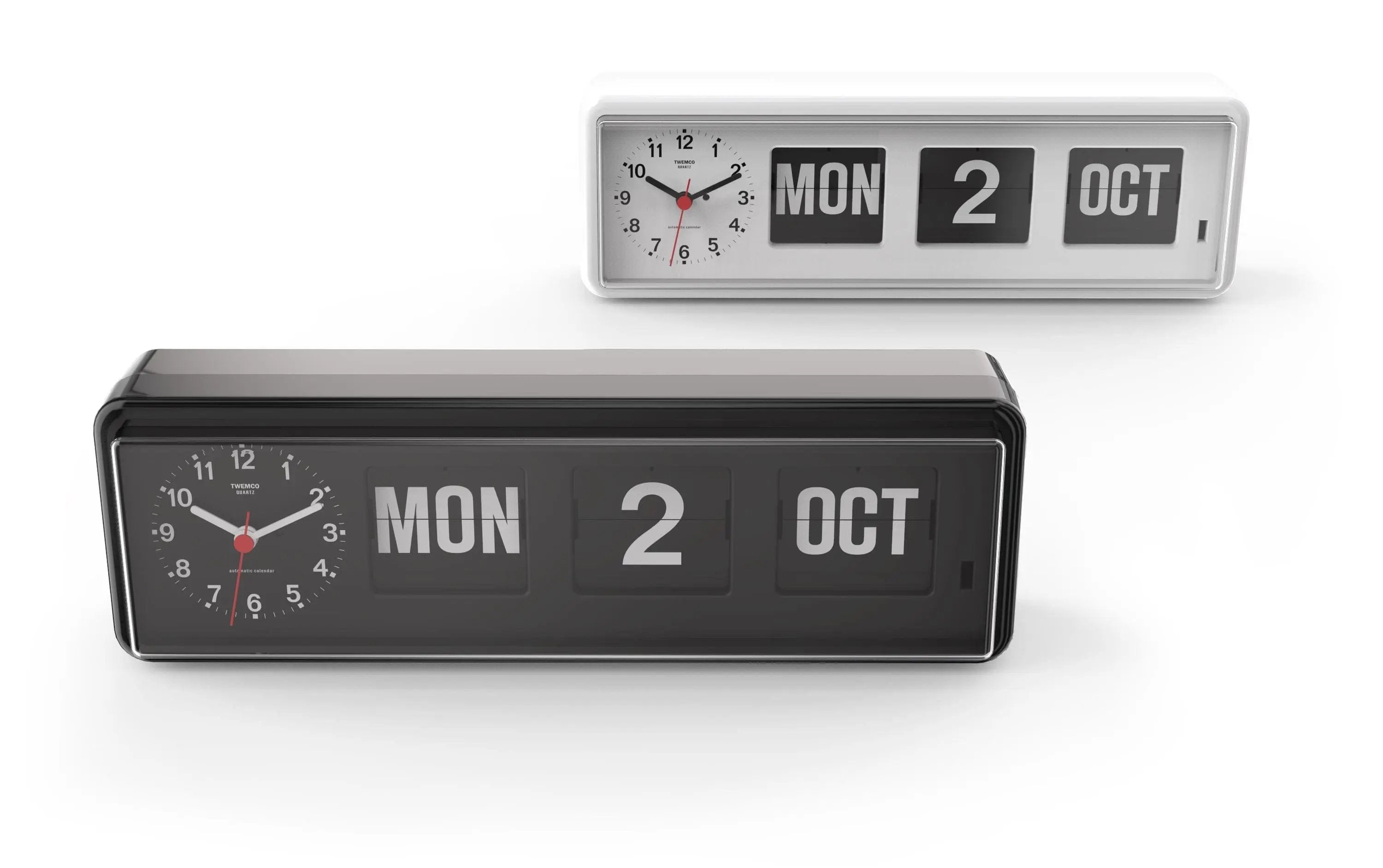 TWEMCO Calendar Flip Clock BQ-38 Table Clock TWEMCO