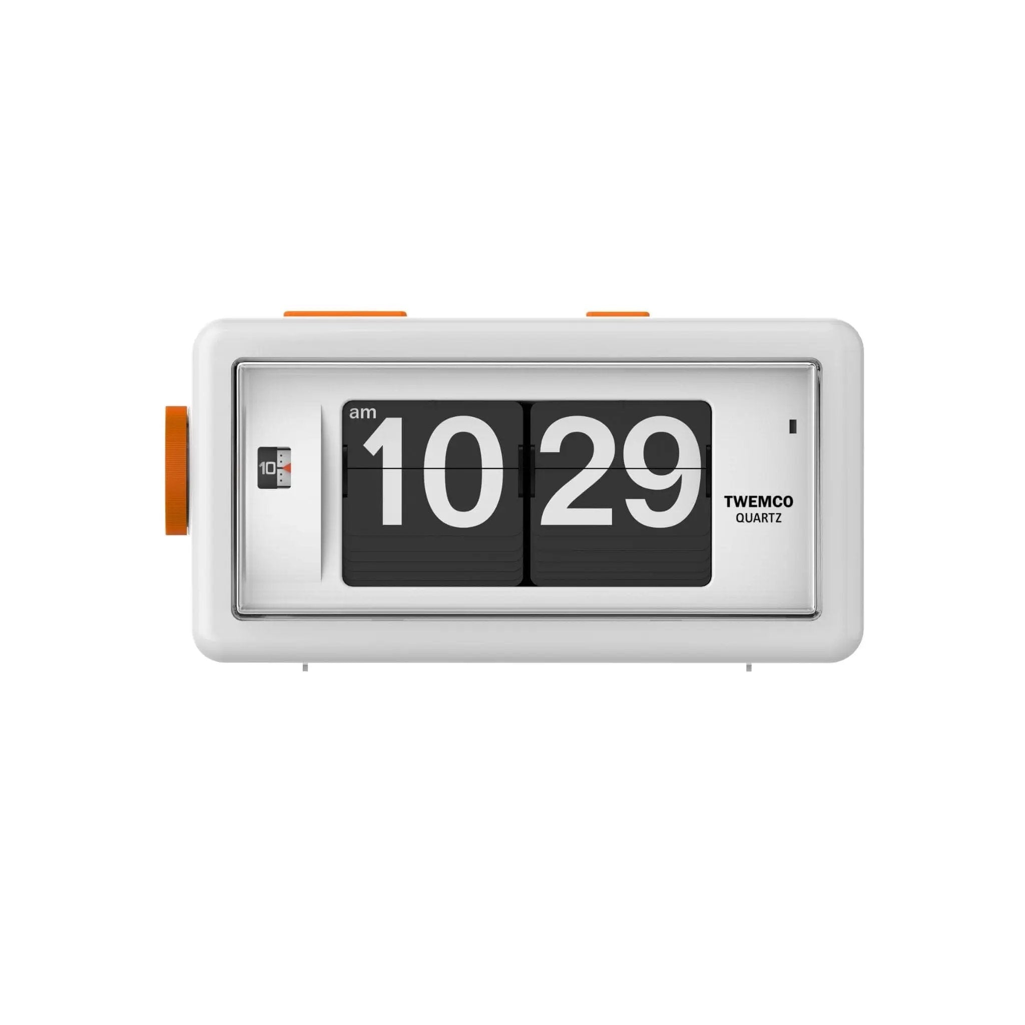 TWEMCO Alarm Flip Clock AL-30 Alarm Clock TWEMCO White AM/PM