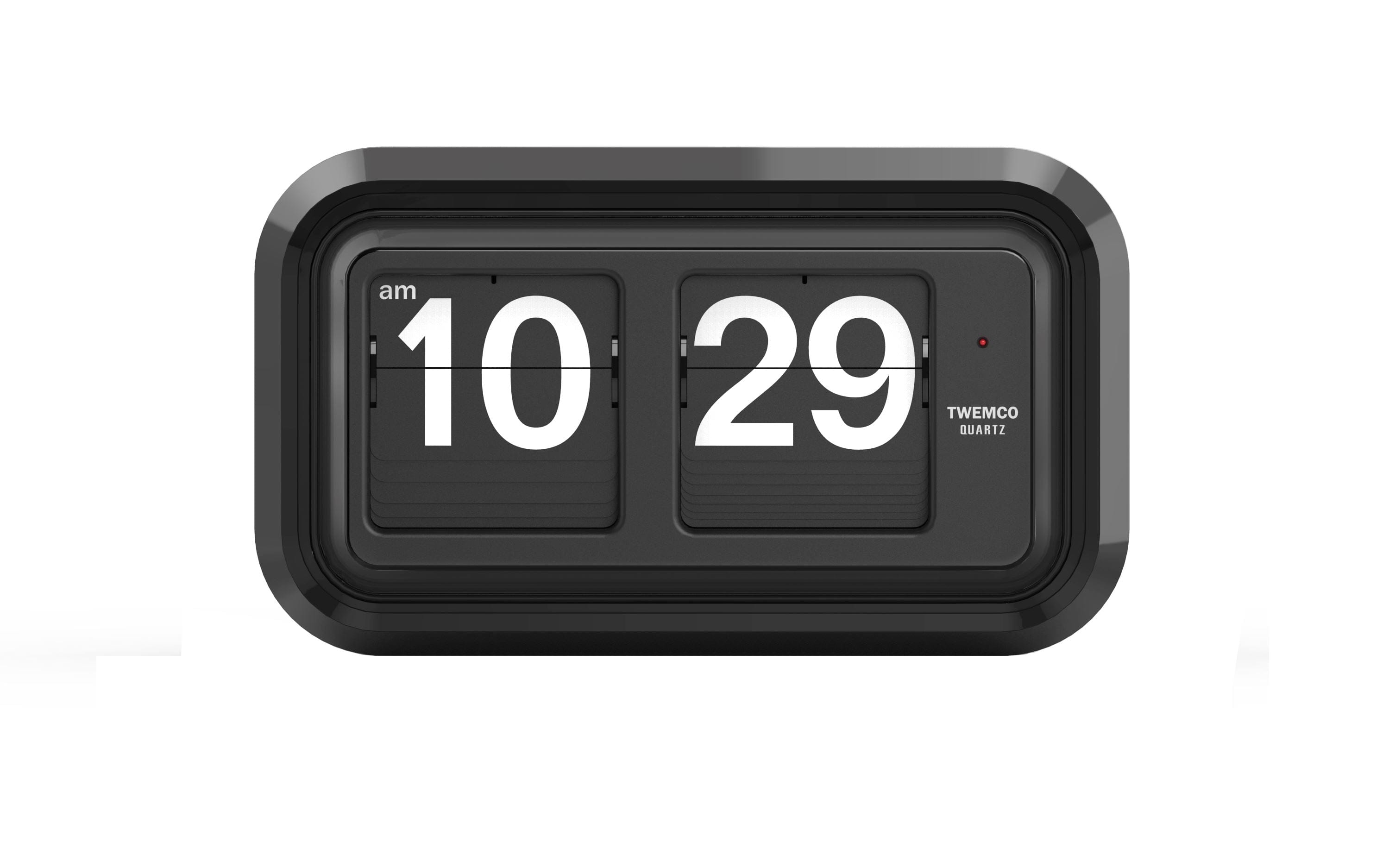 TWEMCO Classice Wall Flip Clock BQ-58 Wall Clock TWEMCO Black Black AM/PM