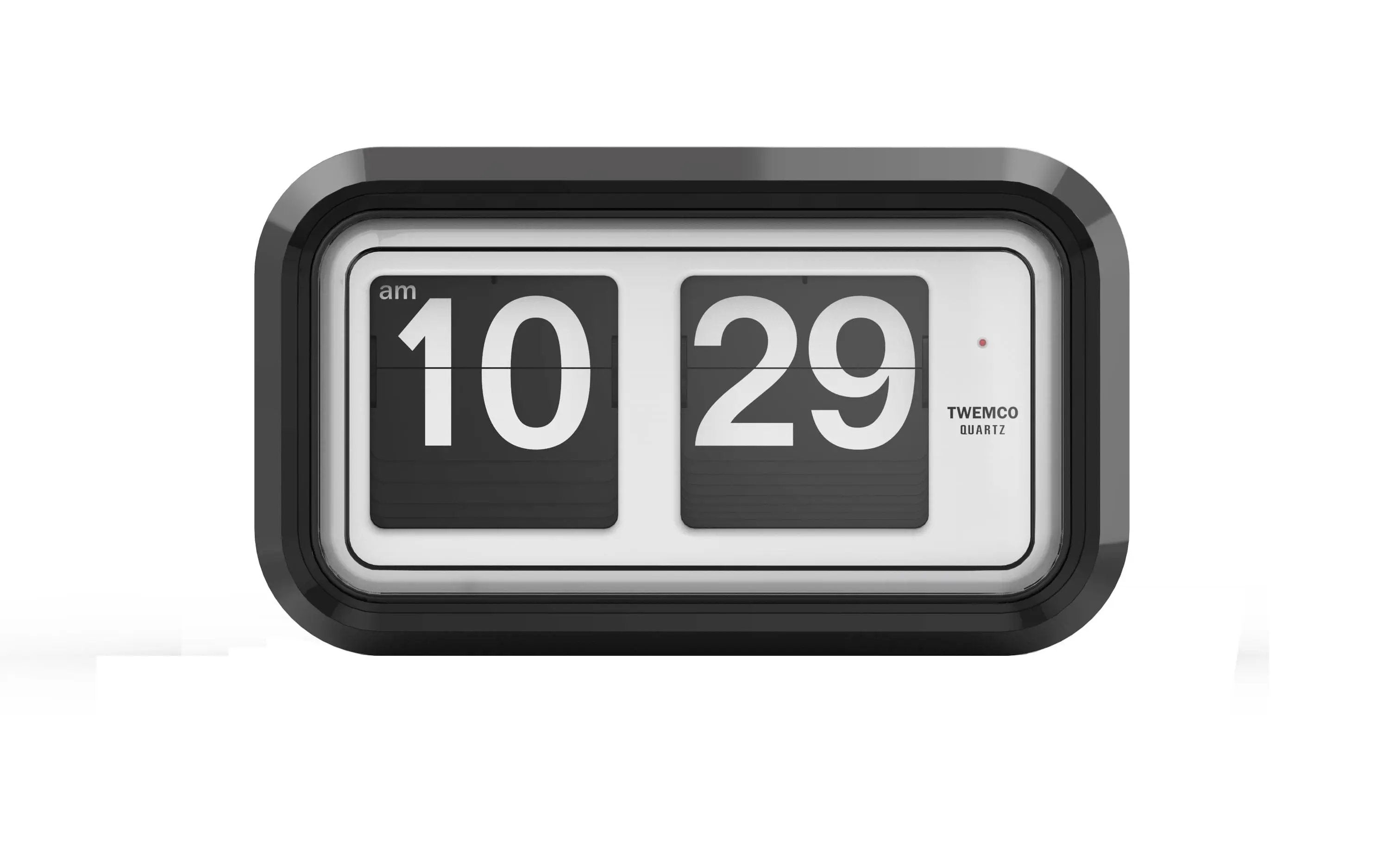 TWEMCO Classice Wall Flip Clock BQ-58 Wall Clock TWEMCO Black White AM/PM