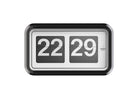 TWEMCO Jumbo Wall Flip Clock BQ-100 Wall Clock TWEMCO Black White AM/PM