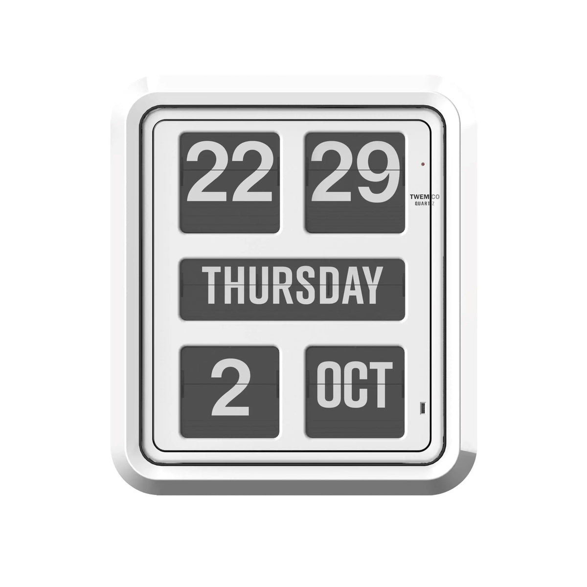 TWEMCO Calendar Wall Flip Clock BQ 170 Time Will Flip