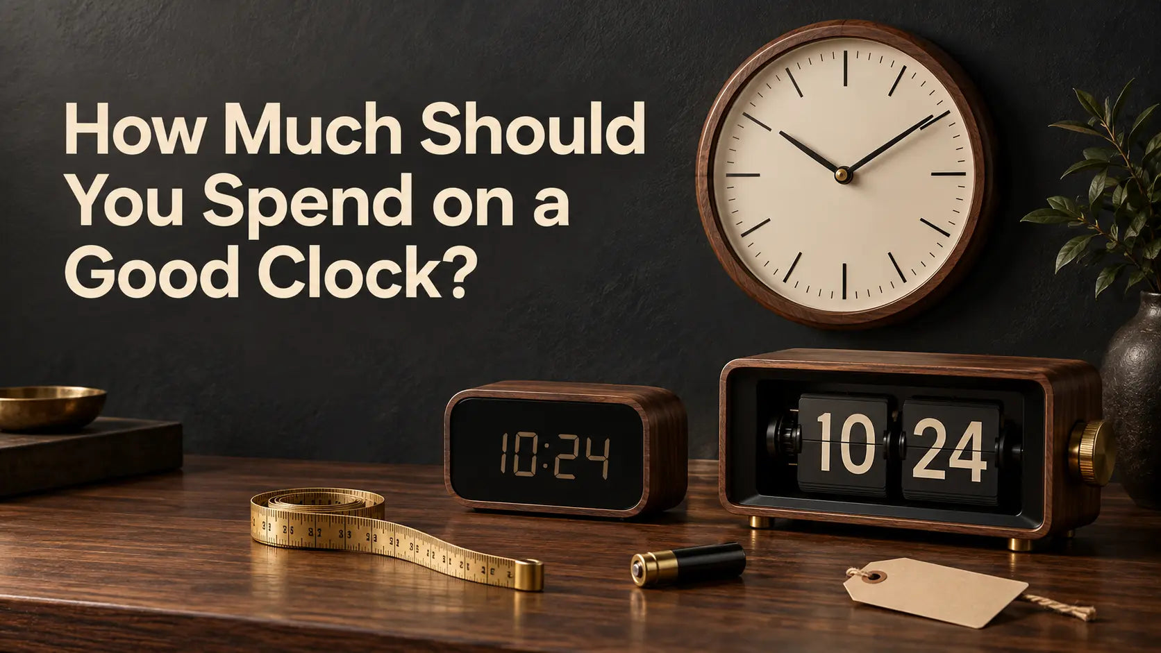 How Much Should You Spend on a Good Clock? Time Will Flip