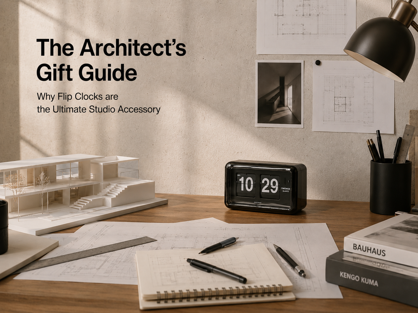 The Architect's Gift Guide: Why Flip Clocks are the Ultimate Studio Accessory