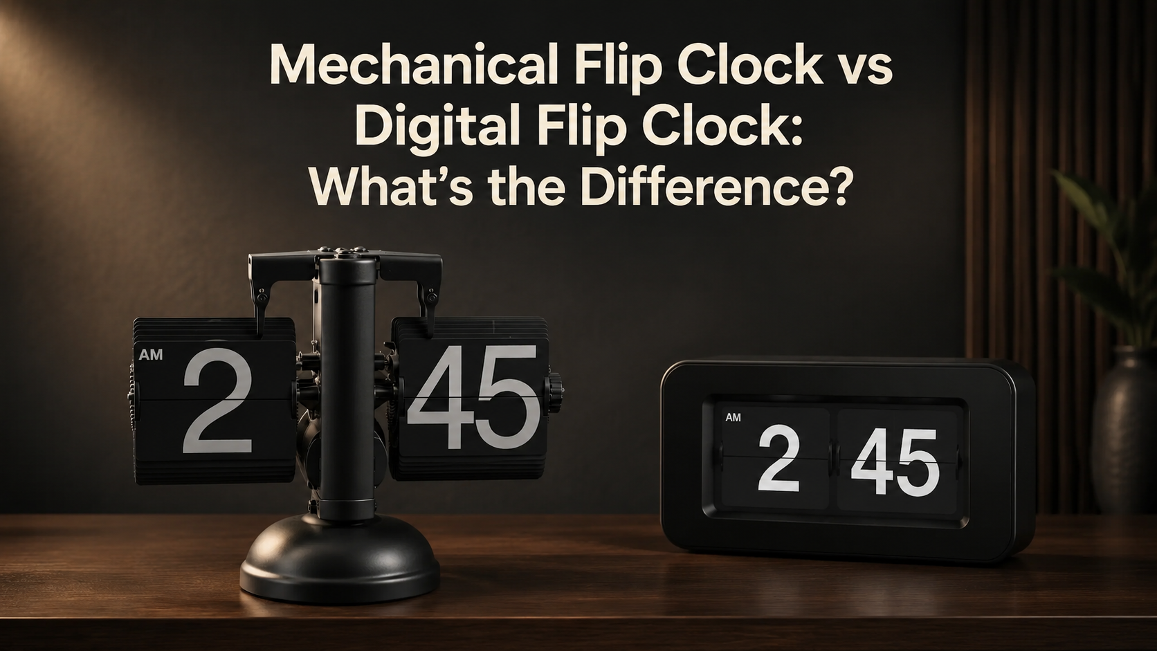 Mechanical Flip Clock vs Digital Flip Clock: What’s the Difference?