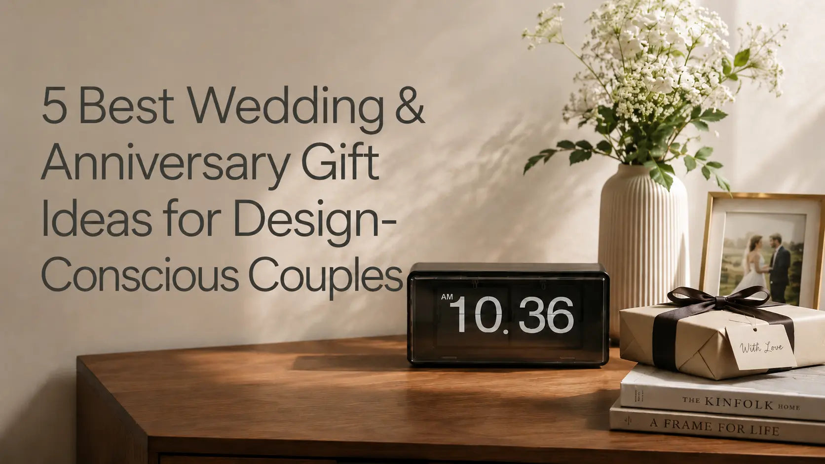 5 Best Wedding & Anniversary Gift Ideas for Design-Conscious Couples