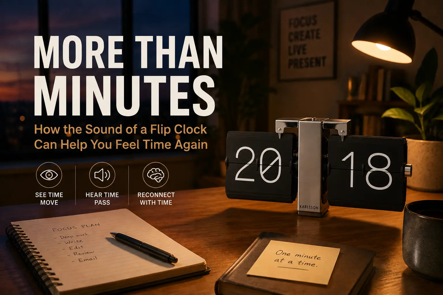 How the “Thwack” of a Flip Clock Can Reduce Time Blindness Time Will Flip