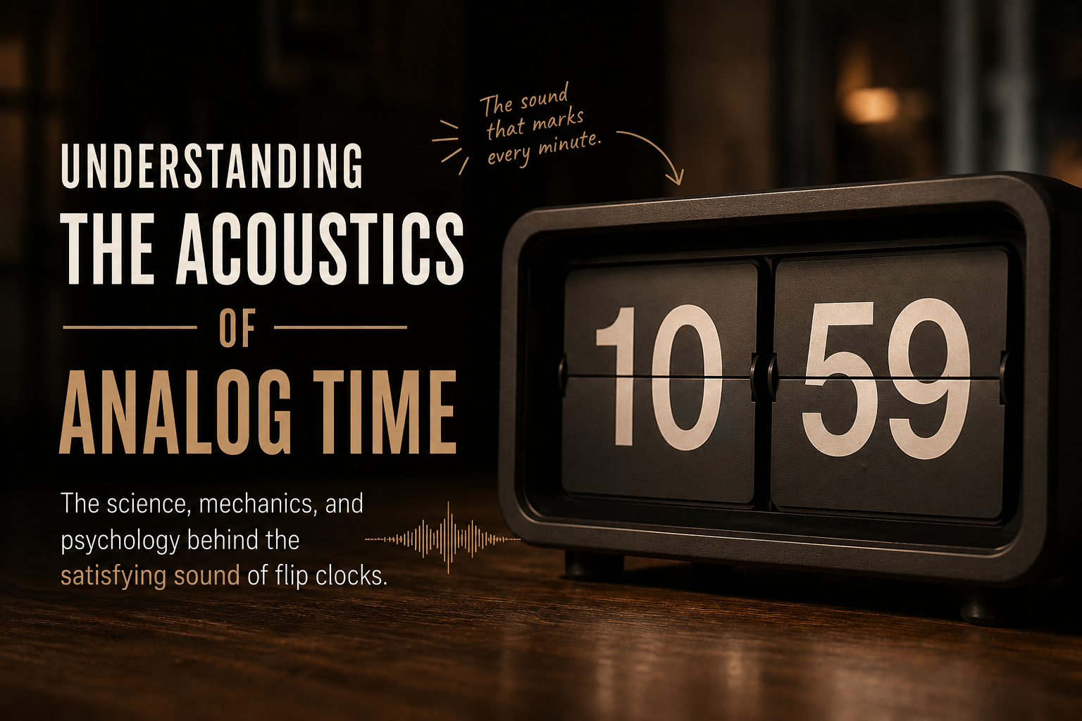 Why Do Flip Clocks “Click”? Time Will Flip