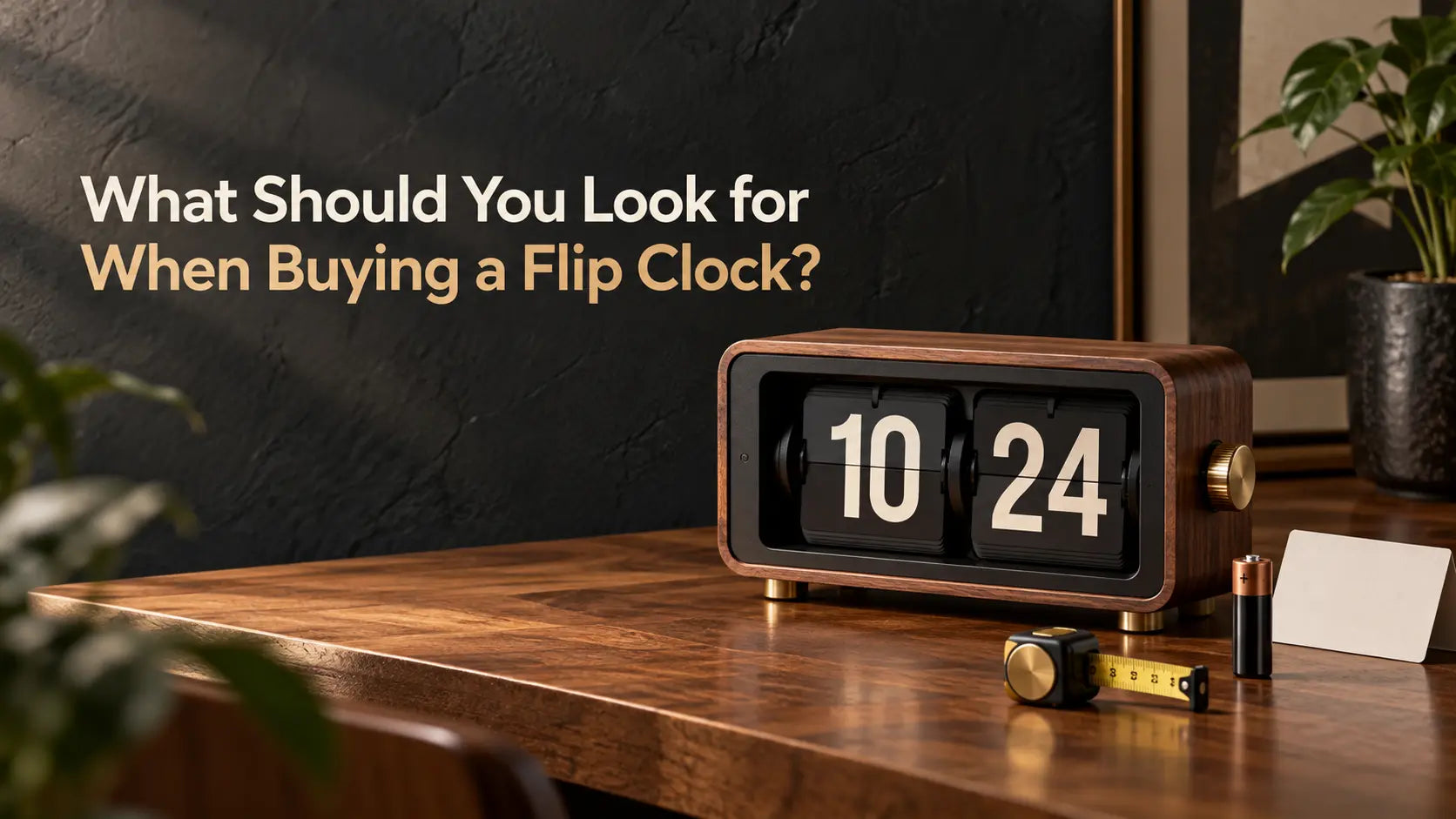 What Should You Look for When Buying a Flip Clock? Time Will Flip