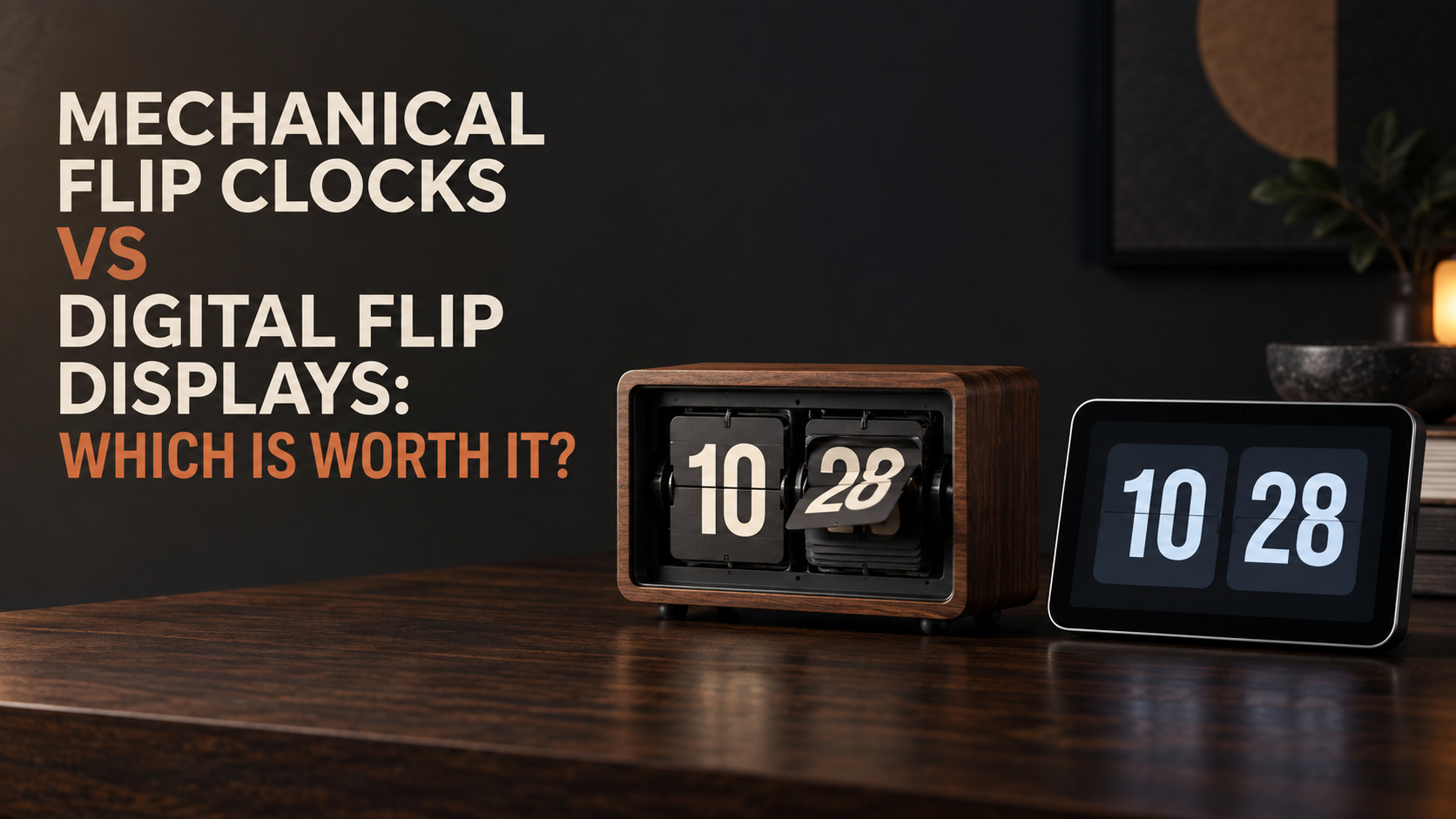 Mechanical Flip Clocks vs Digital Flip Displays: Which Is Worth It? Time Will Flip