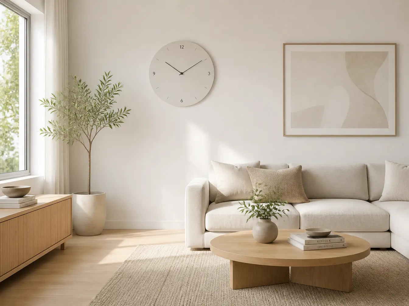 Clock Minimalist: Artful and Calm Timepiece Designs Time Will Flip