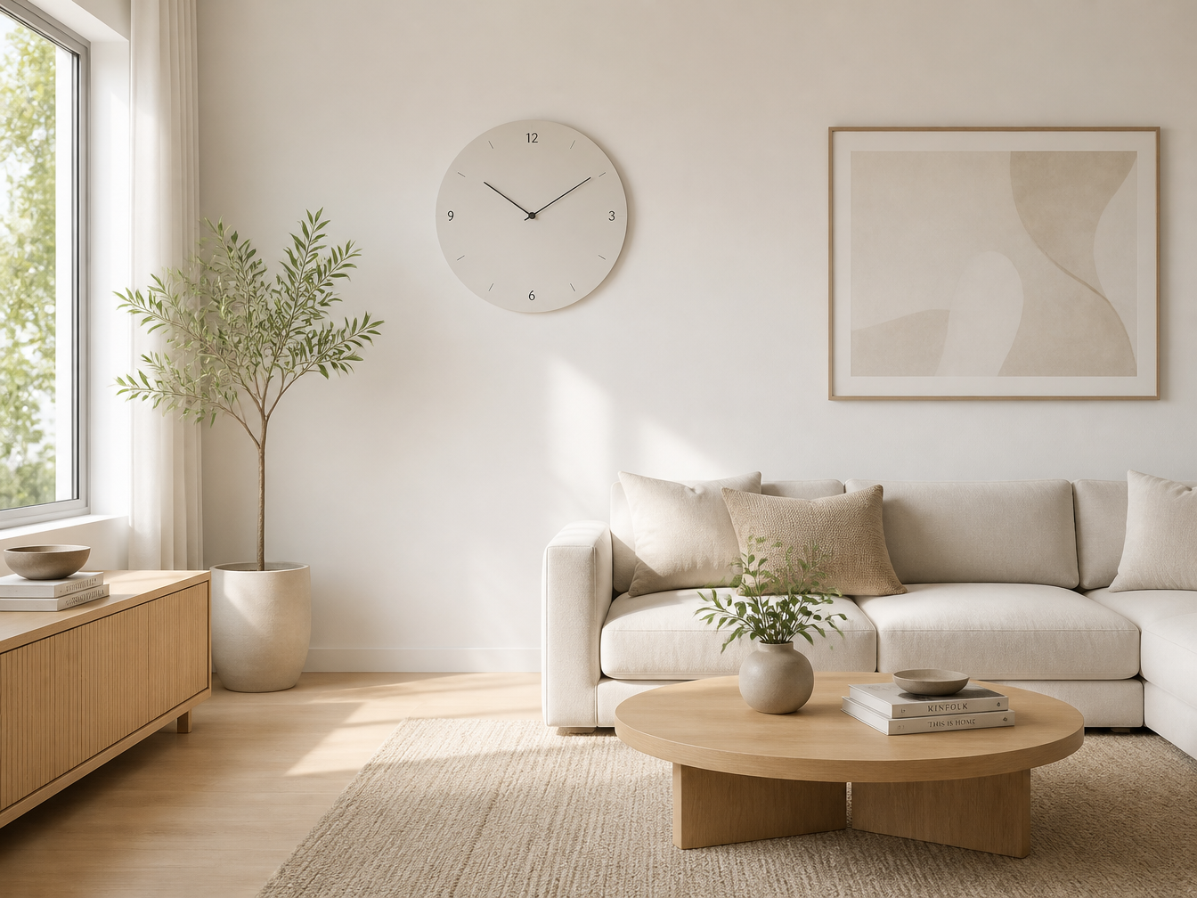 Clock Minimalist: Artful and Calm Timepiece Designs Time Will Flip