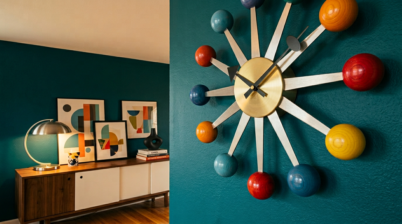 Timeless Elegance: Mid Century Wall Clocks Time Will Flip