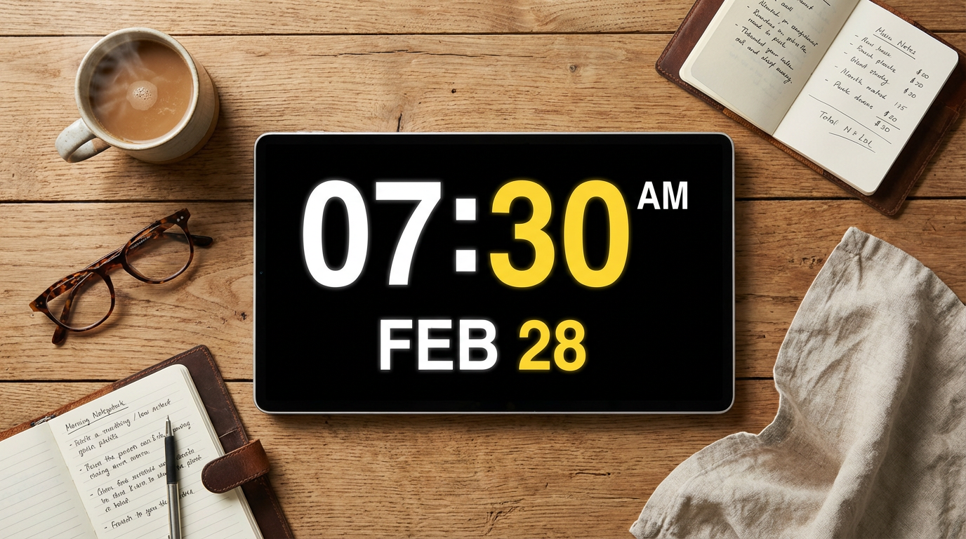 Day Date Time Clock: Optimize Your Timekeeping Time Will Flip