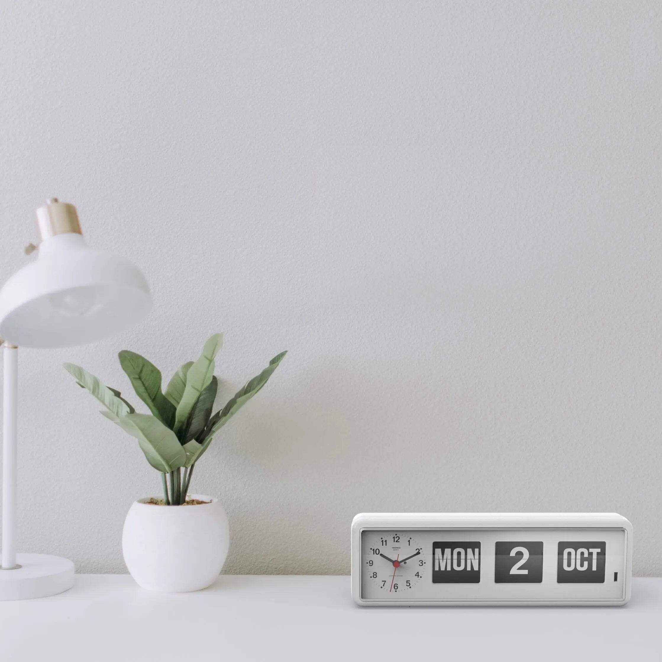 Vintage table top flip clocks