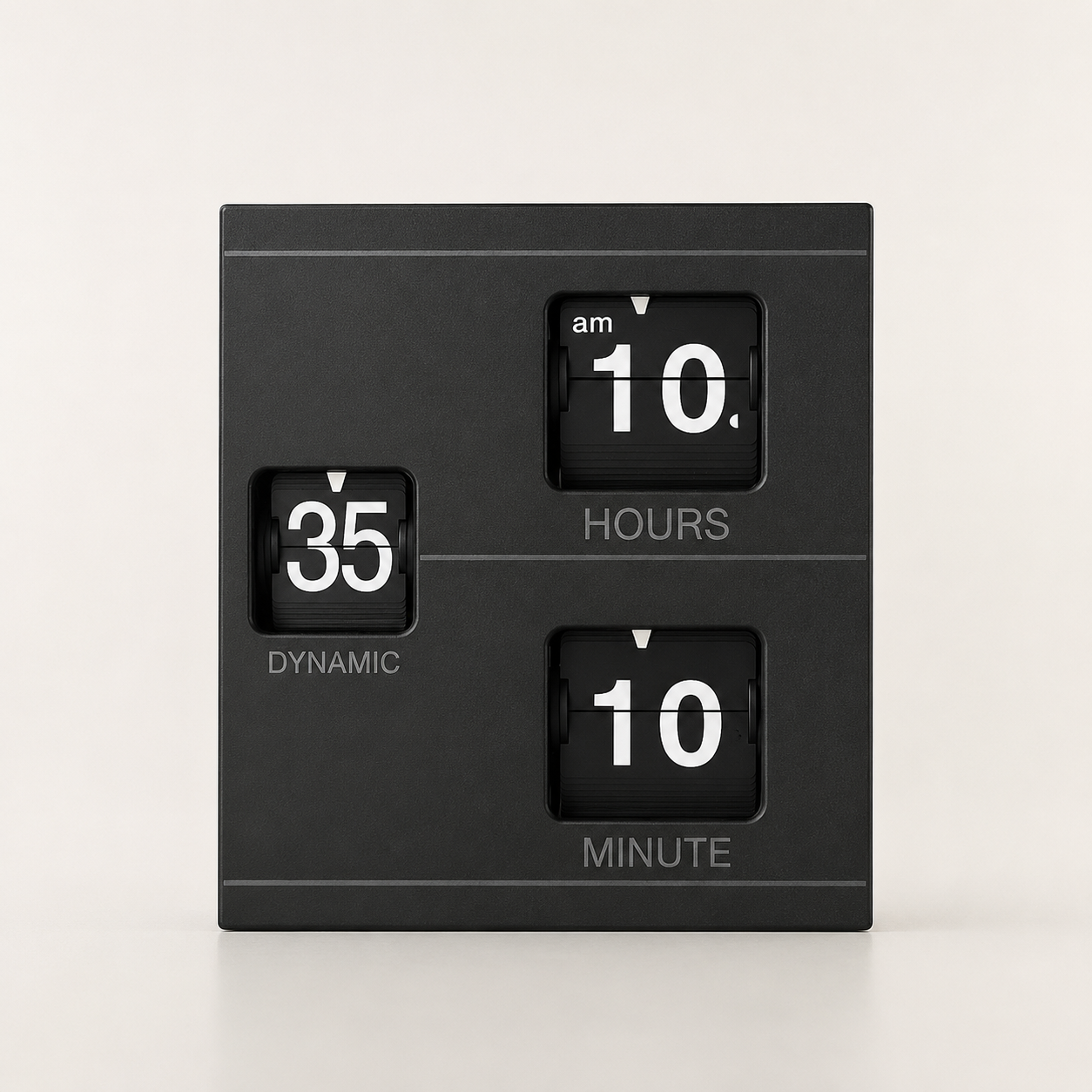Retro Automatic Flip Desk Clock Time Will Flip