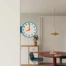Minimalist Double-Sided Corner Wall Clock Time Will Flip