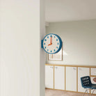 Minimalist Double-Sided Corner Wall Clock Time Will Flip