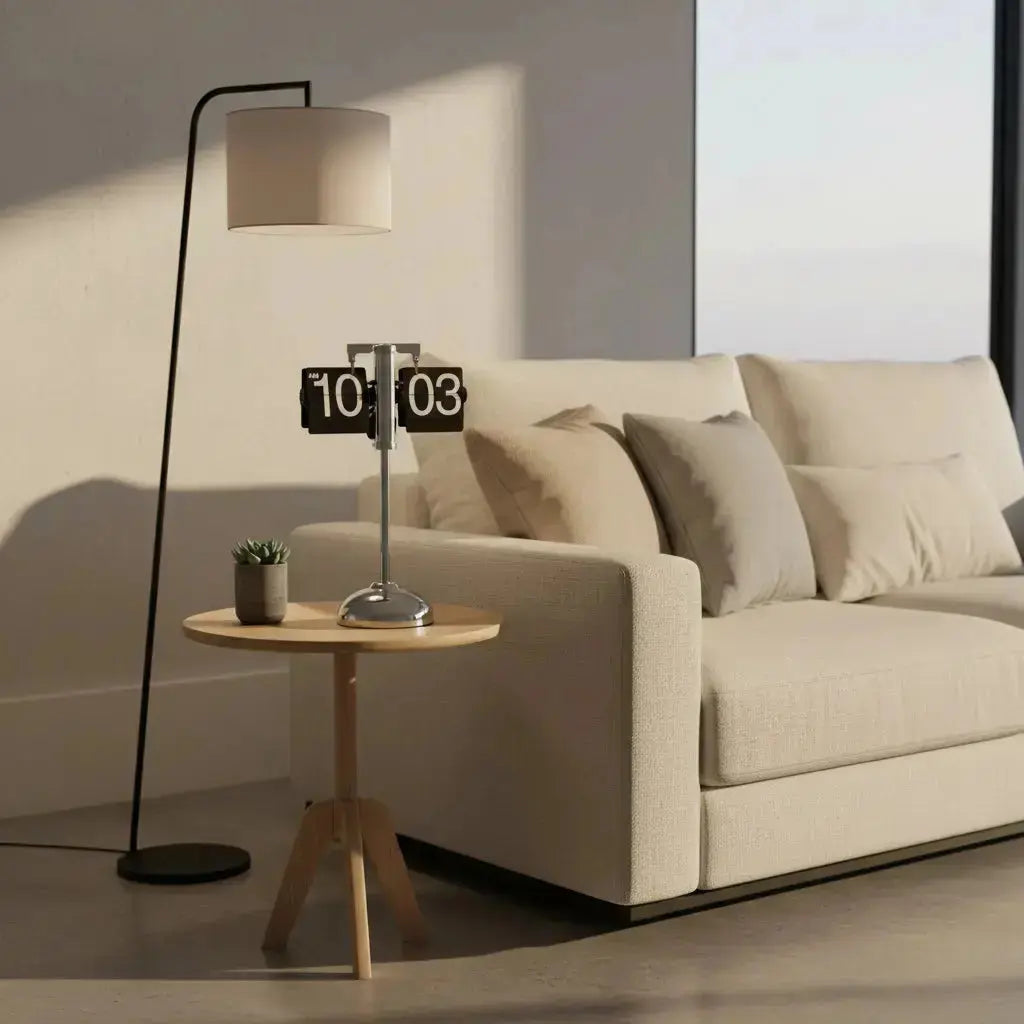 Extendable European Retro Flip Clock Time Will Flip