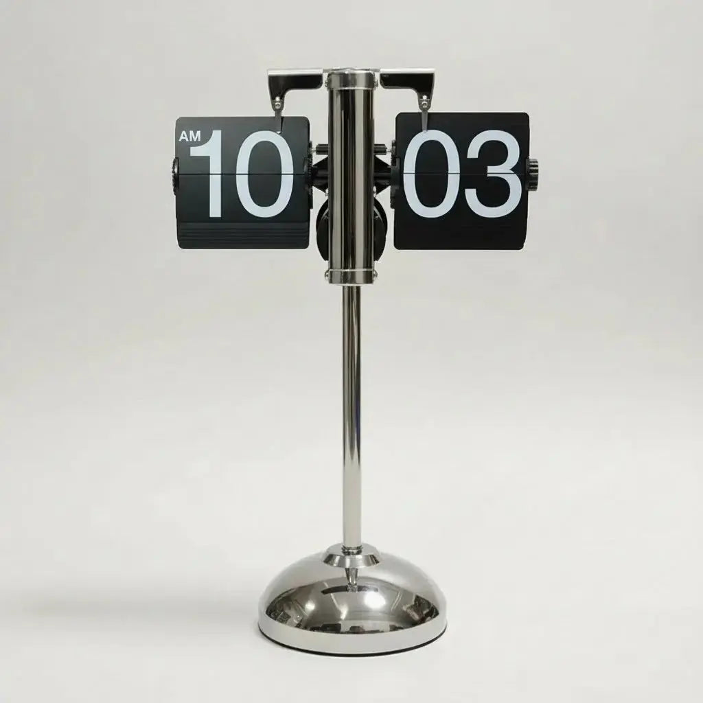 Extendable European Retro Flip Clock Time Will Flip