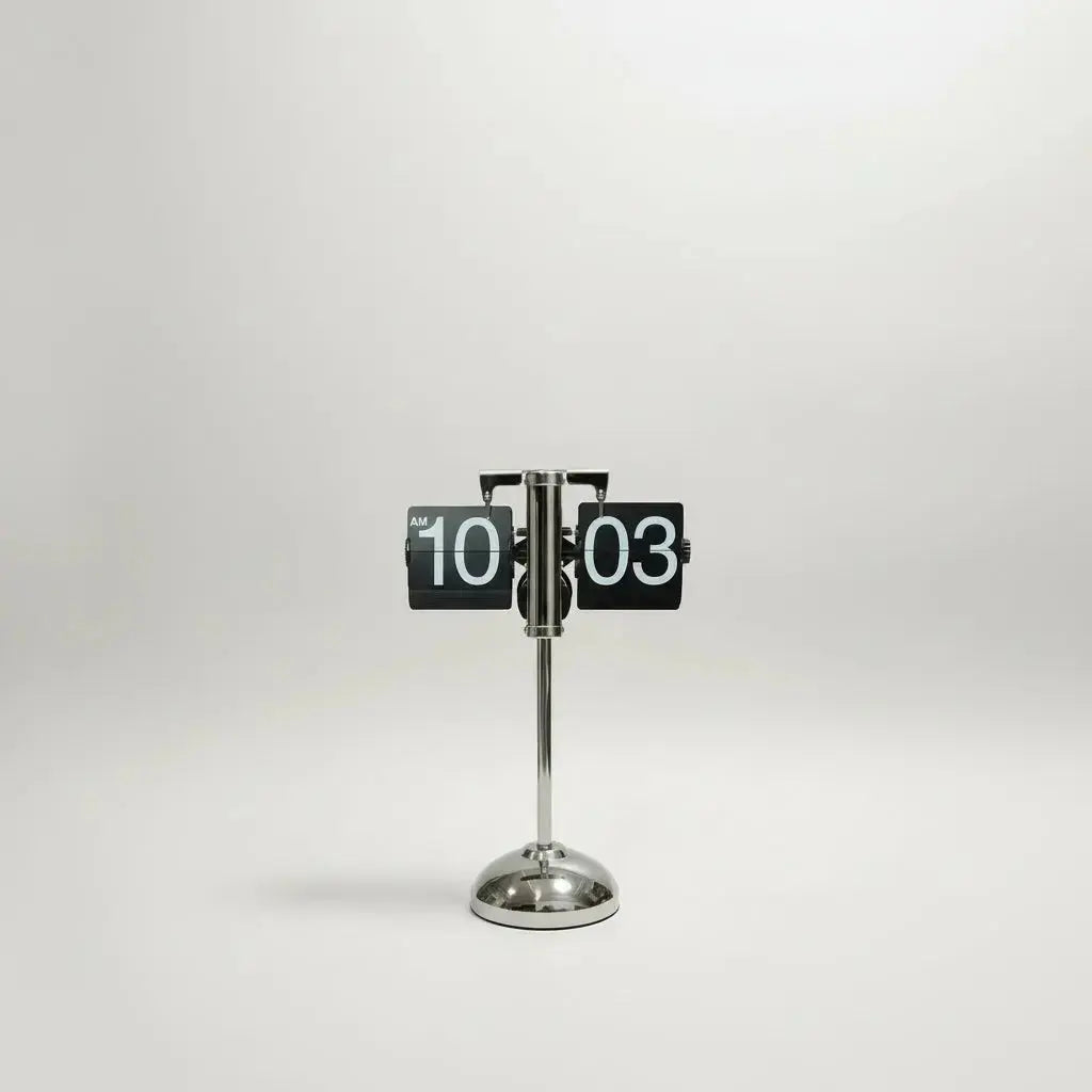 Extendable European Retro Flip Clock Time Will Flip