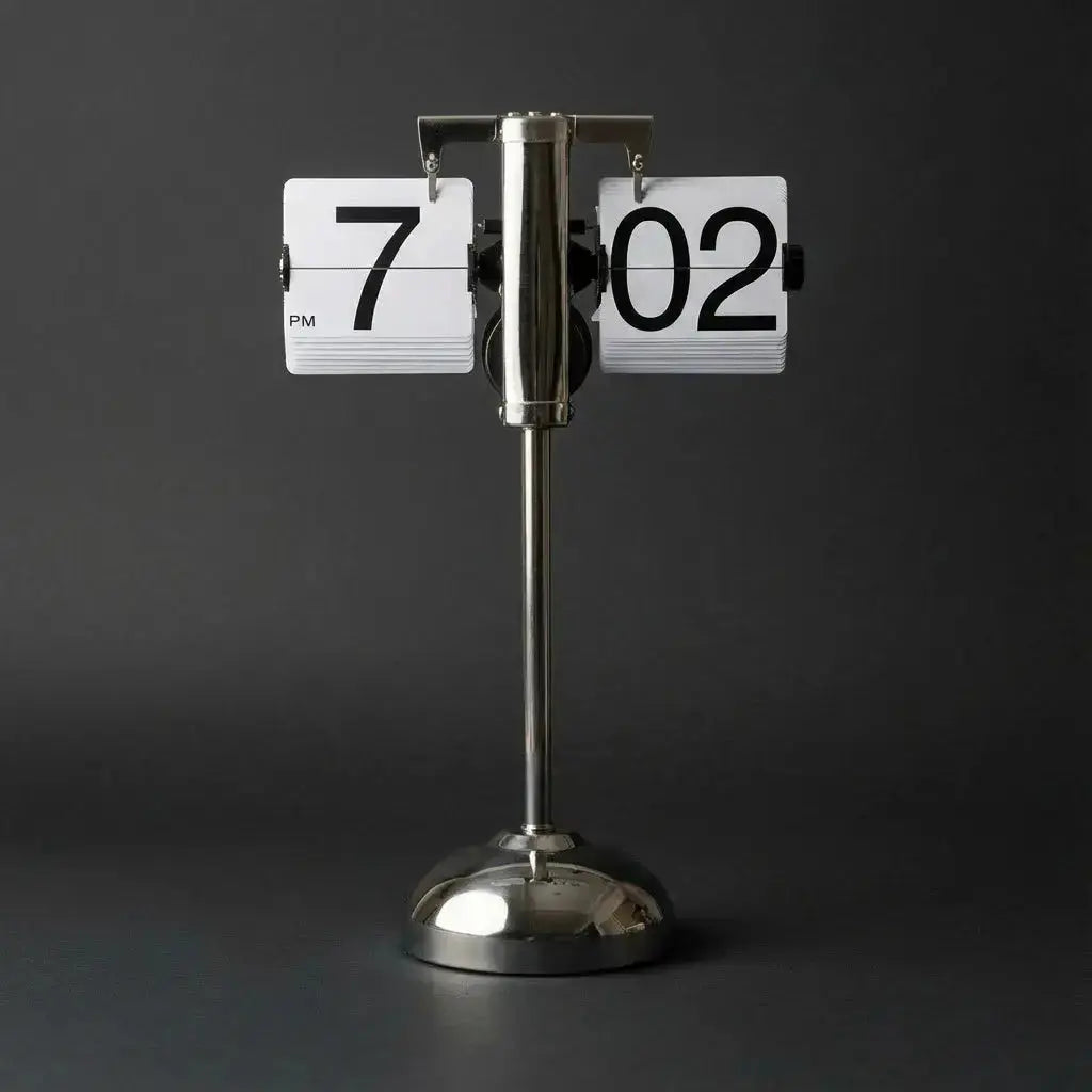 Extendable European Retro Flip Clock Time Will Flip