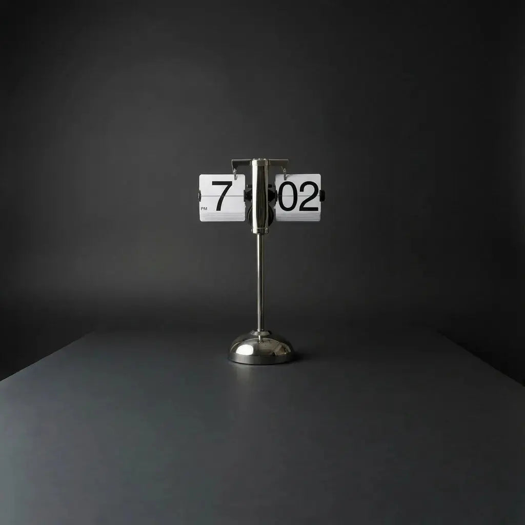 Extendable European Retro Flip Clock Time Will Flip