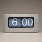 Metal Flip Clock – Industrial Edition - Time Will Flip
