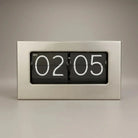 Metal Flip Clock – Industrial Edition - Time Will Flip
