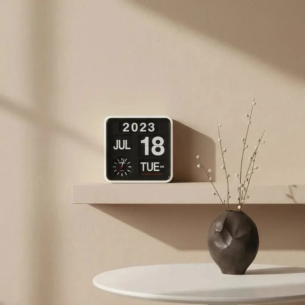 Fartech Wall Clock Stylish for Your Home Decoration – Time Will Flip