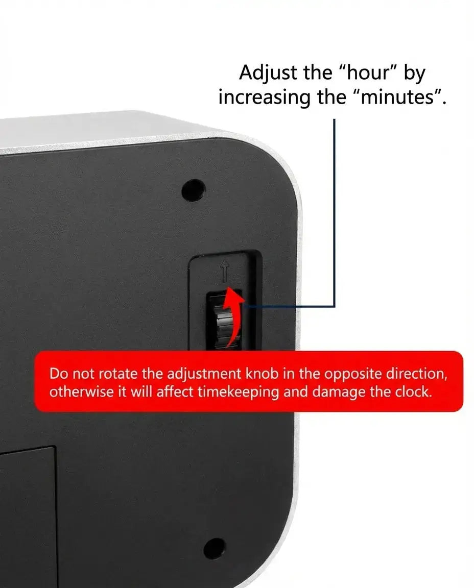 NeXtime Modern Flip Desk Clock (2025 Edition) Time Will Flip