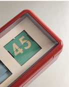 ZARA FLIP CLOCK - Reddish Time Will Flip