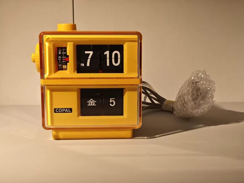 COPAL DP-180 デジタルアラーム時計 1979 Japan COPAL Flip Clock DP-180 – Time Will Flip