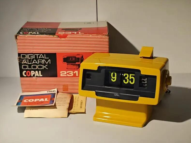 Rare 1979 Japan COPAL Flip Clock - Time Will Flip