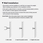 Minimalist Double-Sided Corner Wall Clock Time Will Flip