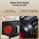 Industrial Mechanical Flip Alarm Clock - Time Will Flip