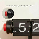 Industrial Mechanical Flip Alarm Clock - Time Will Flip