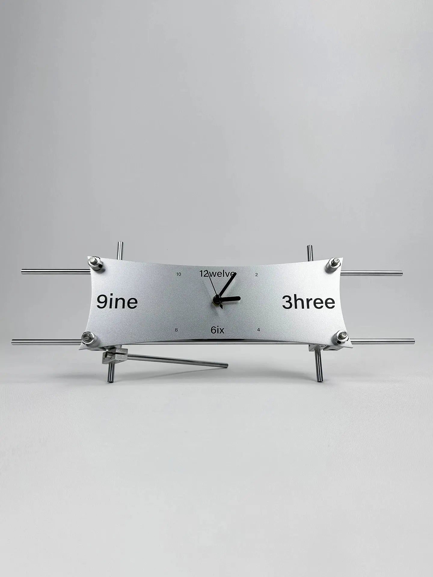 Acrylic Optical-Axis Desk Clock Time Will Flip