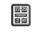 TWEMCO Calendar Wall Flip Clock BQ-170 / MQ-170 TWEMCO