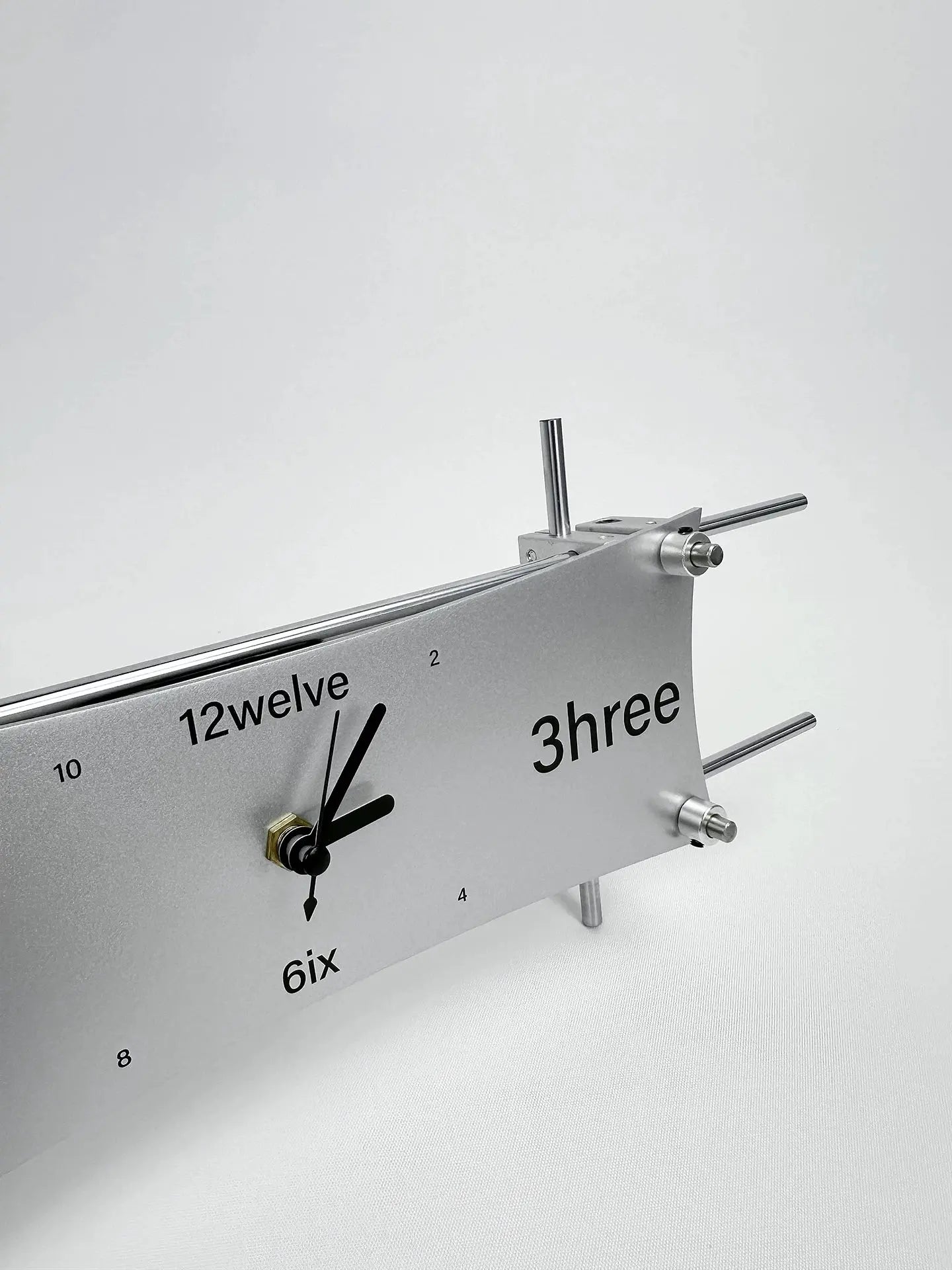 Acrylic Optical-Axis Desk Clock Time Will Flip