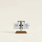The "Balance" Automatic Flip Clock (Walnut Base) Time Will Flip