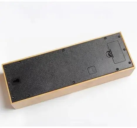 Vertical Flip Clock – Bamboo & Metal Edition - Time Will Flip