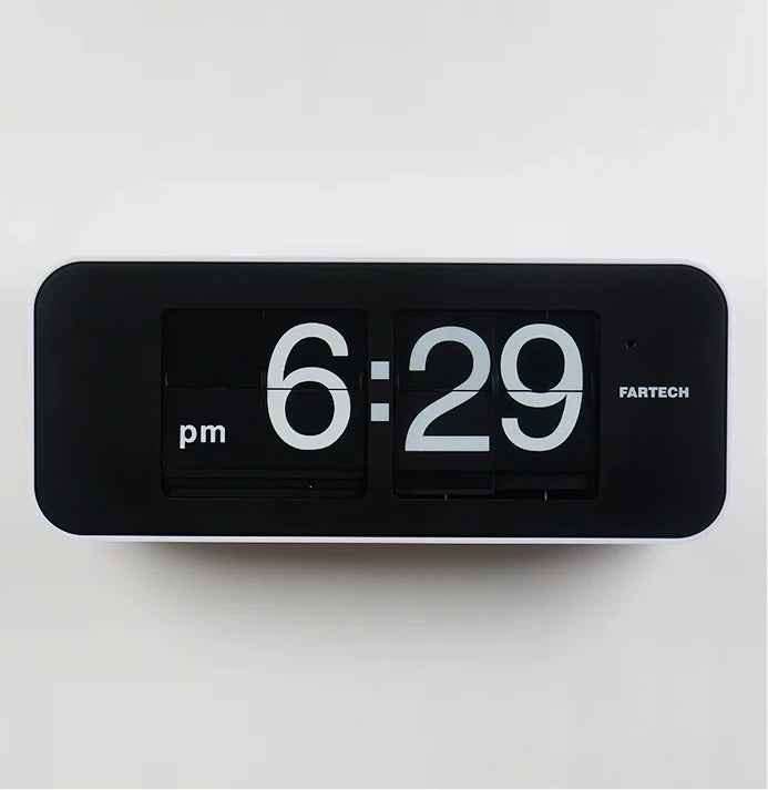 Fartech AD-901 Modern Flip Clock Time Will Flip