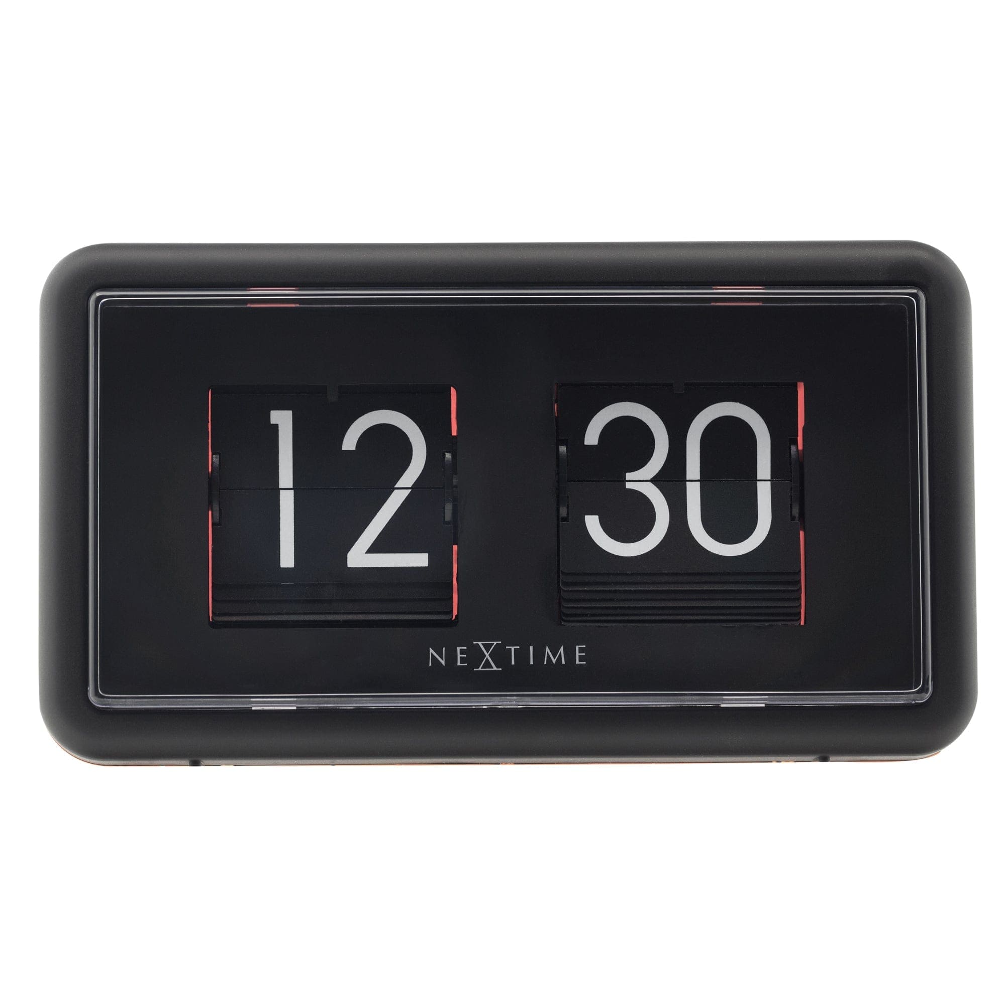 NeXtime Modern Table & Wall Flip clock – Time Will Flip