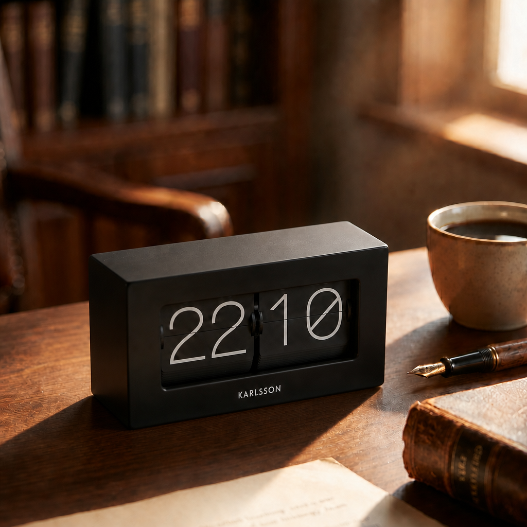 Karlsson Boxed Flip Clock Time Will Flip