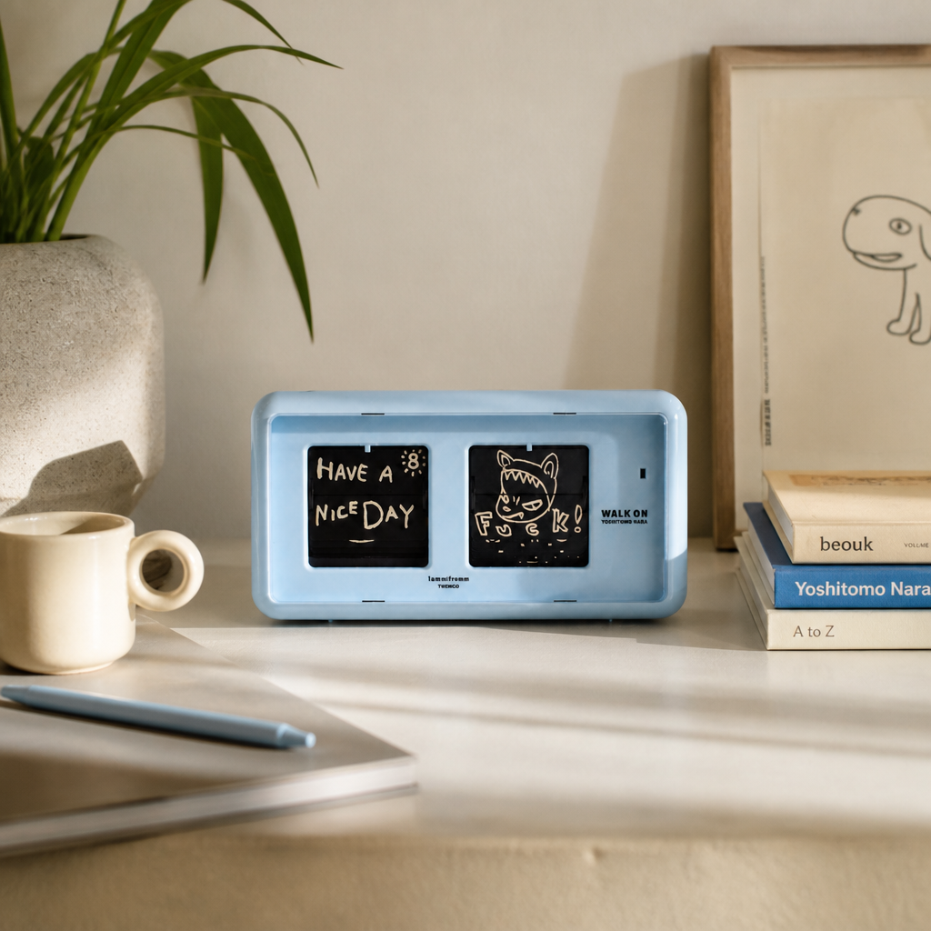 Lamm Fromm Flip Clock WALK ON Time Will Flip
