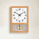 Japanese Retro Solid Wood Wall Clock Time Will Flip