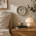 A Silent Metal Wall Clock — Domed Glass Series Time Will Flip
