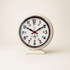 A Silent Metal Table Clock - Small One Time Will Flip